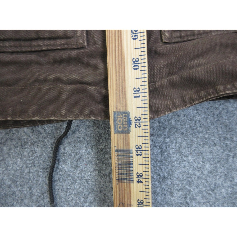VTG Carhartt Detroit Jacket Mens Large Brown C61 Sherpa Lined Work Chore‎ Coat - Picture 16 of 16